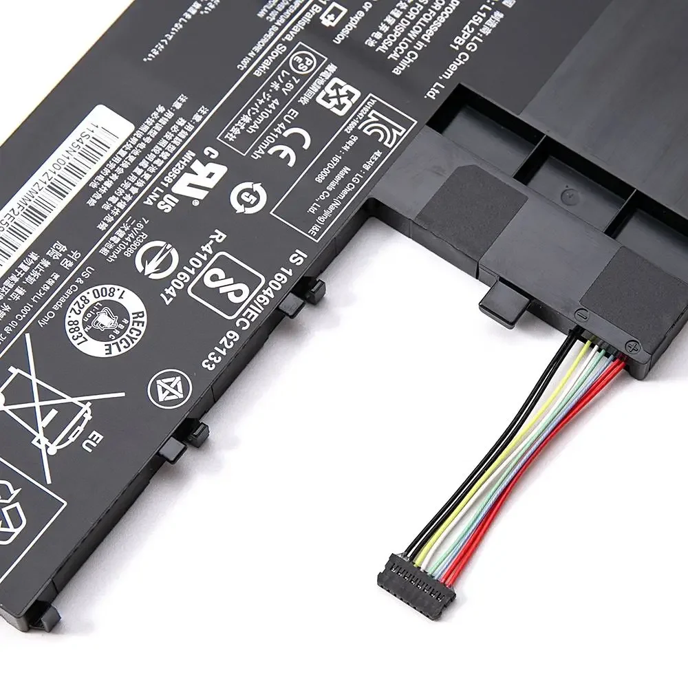 Imagem -03 - Bateria Original do Portátil para Lenovo Brand Novidades L15l2pb1 7.6v 35wh 4610mah Lenovo Yoga 51014ikb 510-15isk L15m2pb1 L15c2pb1