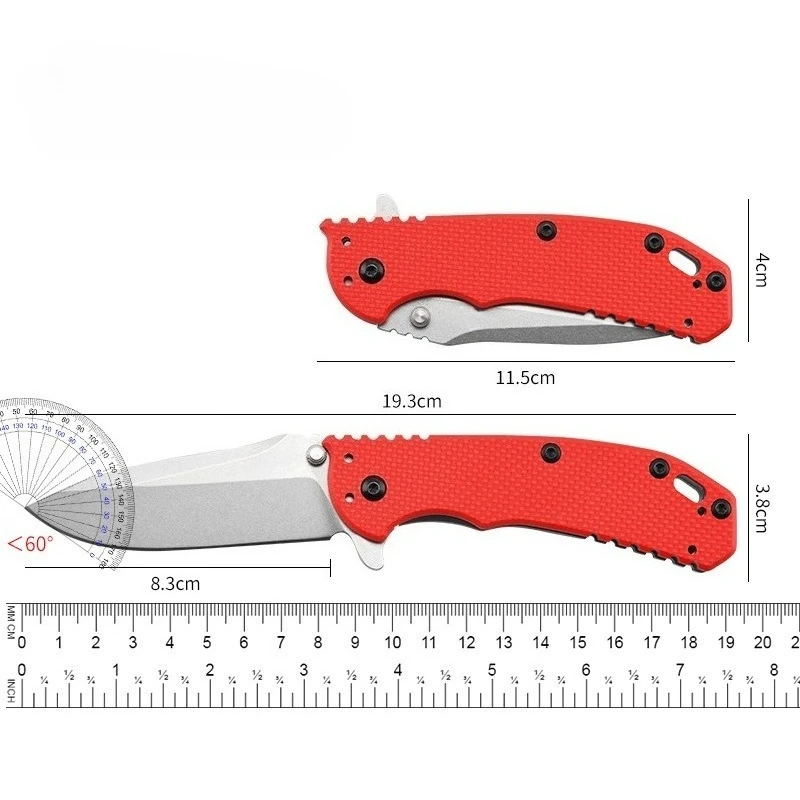 

Portable Z0566 Outdoor Camping Folding Knife ELMAX Blade G10 Handle Pocket Survival Tactical Hunting Utility Knives EDC Tools