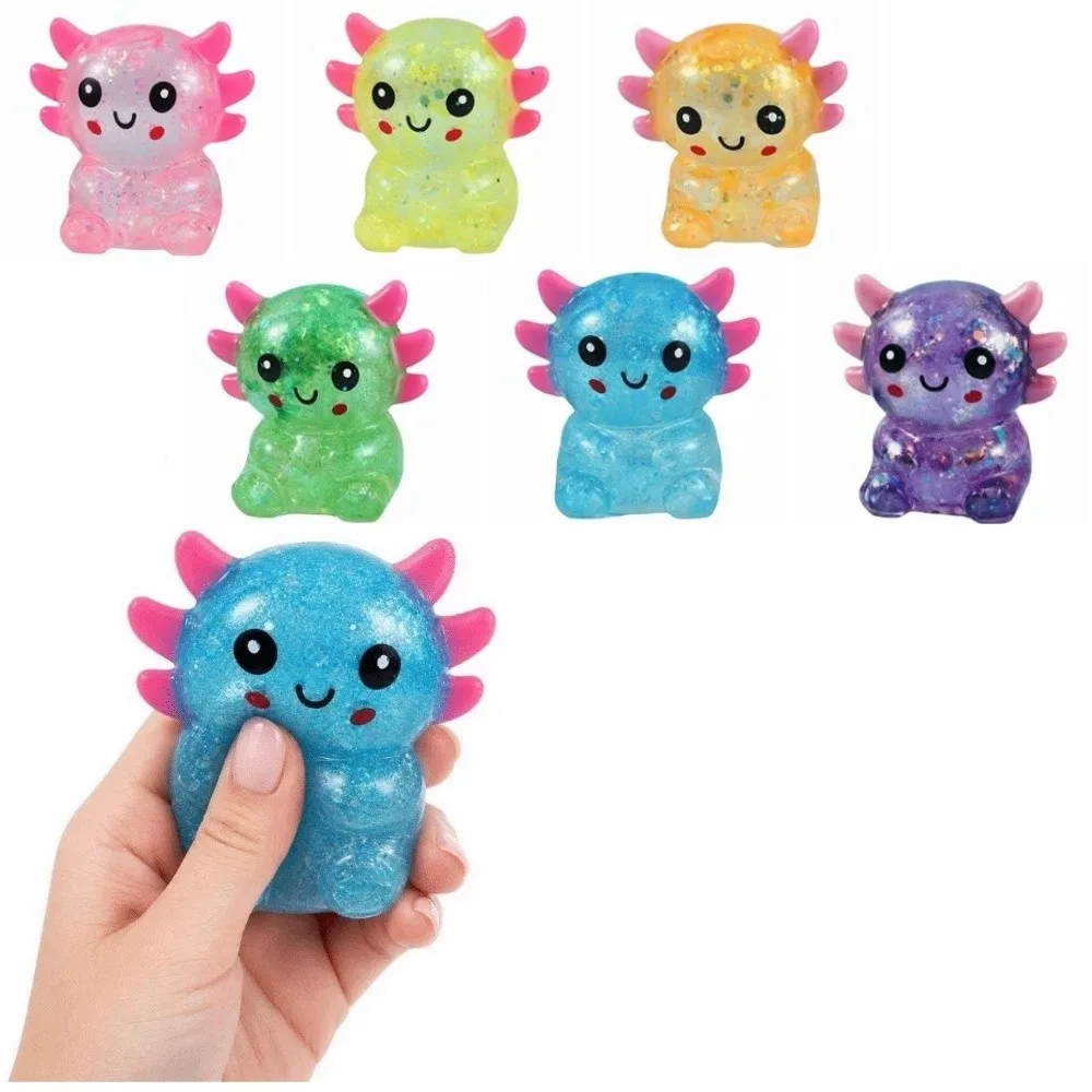 Fun Squeeze Maltose Fidgets Slow-rebound Maltose Texture Salamander Squishy Soft Slow Rebound Salamander Pinching Fun Squishy