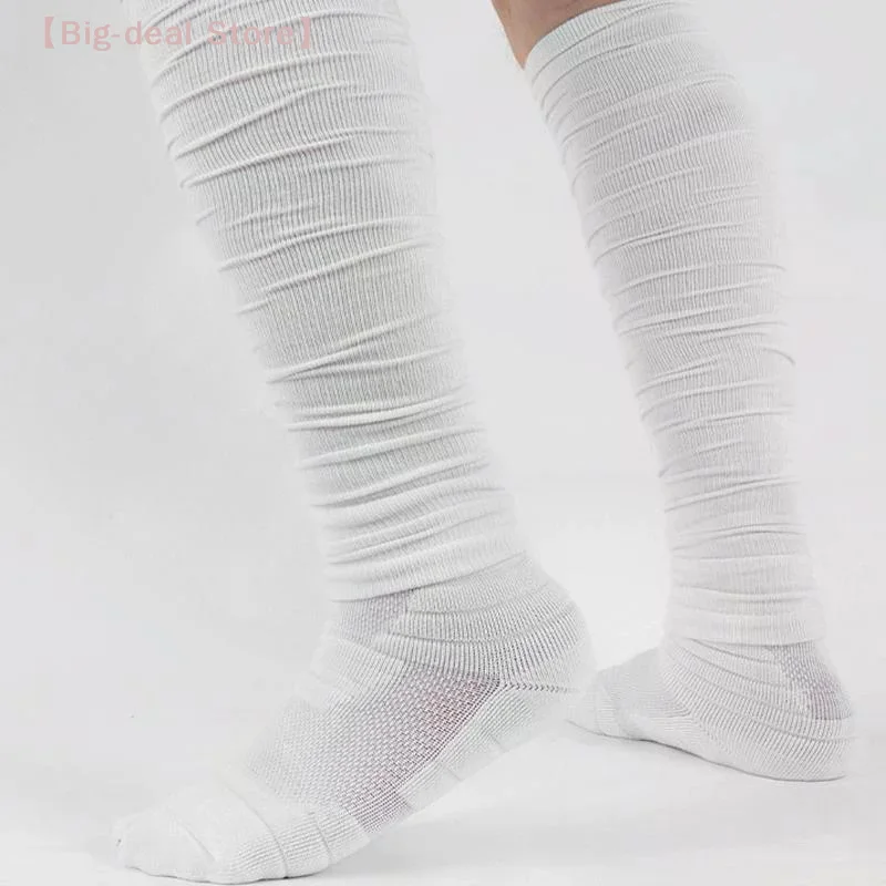 

1 пара высокоэластичных спортивных компрессионных рукавов для икр унисекс, без носка, для футбола, бега, велоспорта