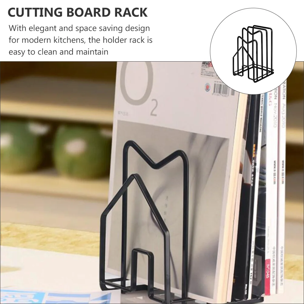 

1pc Pot Lid Rack Chopping Board Storage Pan Organizer Kitchen Stand Cover Holder Food Grade Rack Space Saving