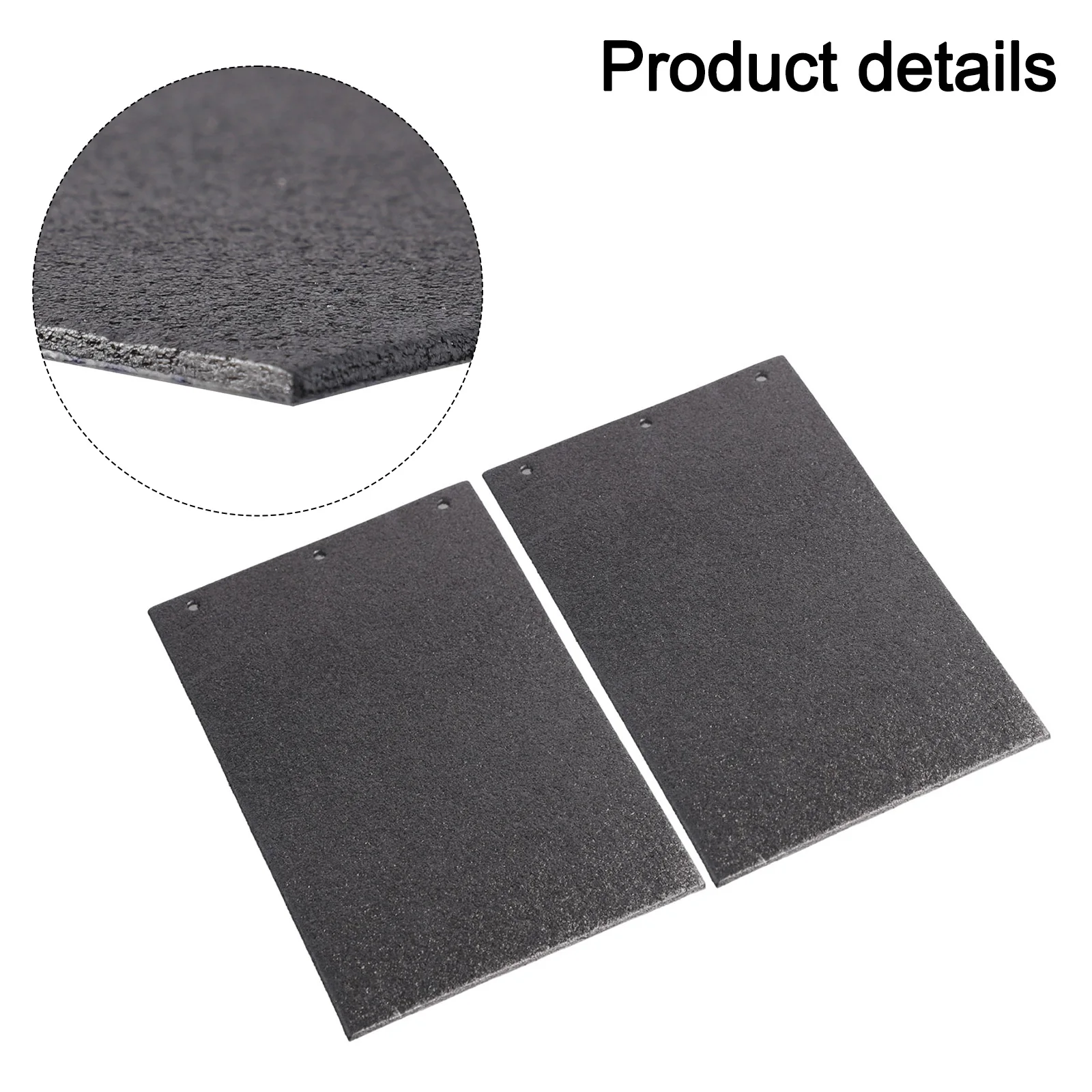Carbon Base Plate Pad Replacement with 3 Round Holes for 9403 MT190 MT9 Belt Sander Suitable for Maintenance and Repair