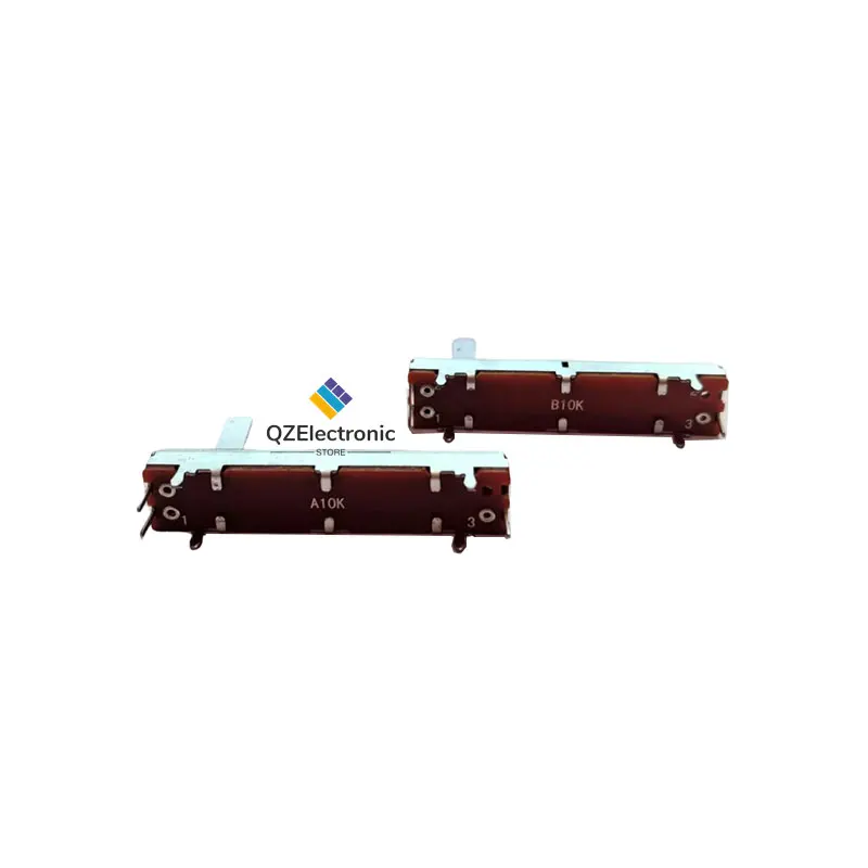 5 шт., 45 мм, 4,5 см A10K B10K, прямой скользящий потенциометр, микшер с затемнением, фейдер 3021N, высота ручки, 15 мм, монофейдер, ход B103