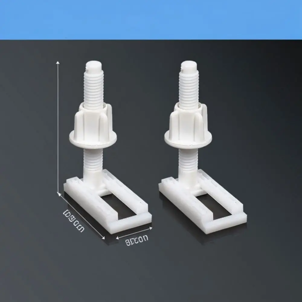 Universal Toilet Seat Repair Kit Expanding Screws Adjustable Hinge Bolts Plastic Rubber Fixings Durable Bathroom Hardware