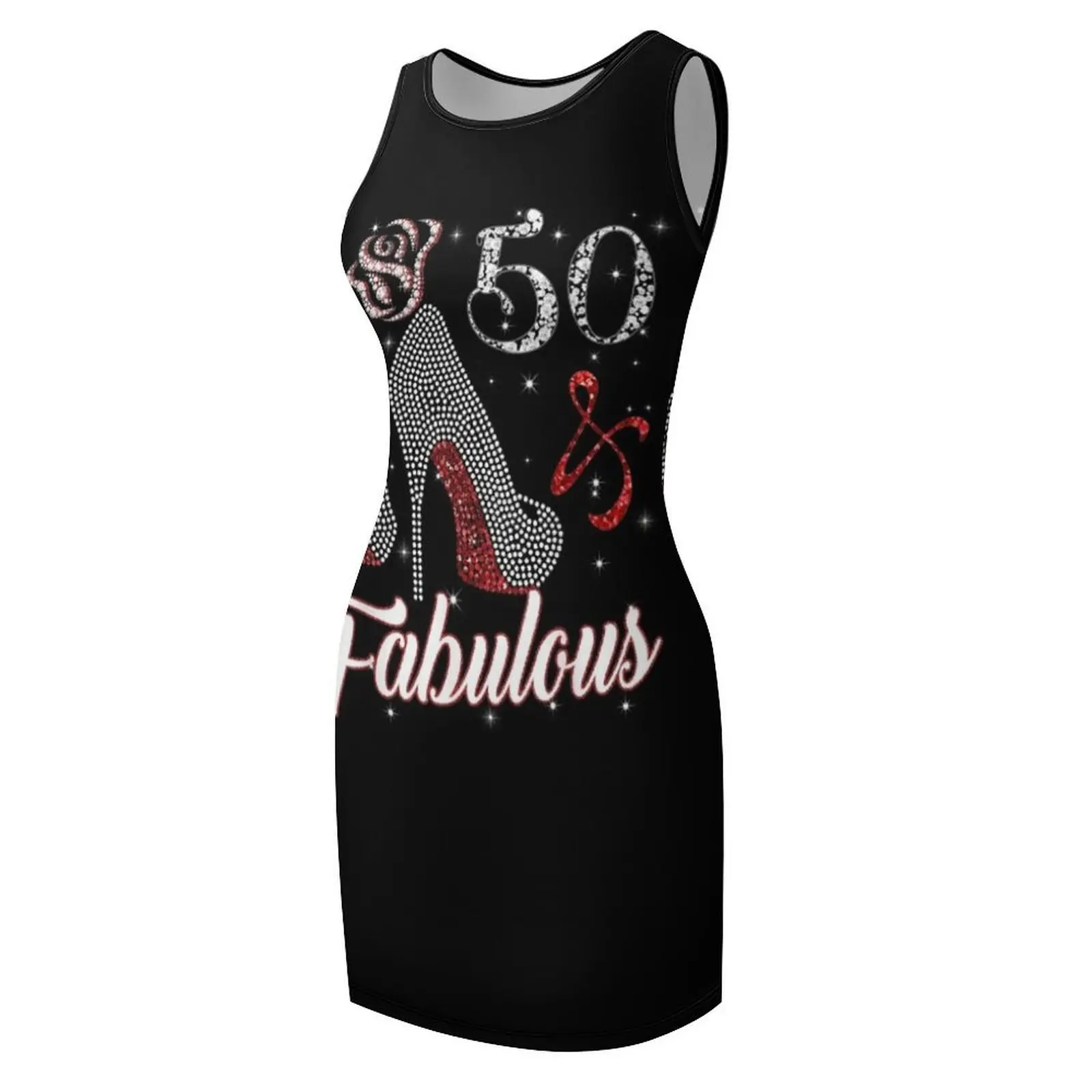 50 et fabuleux 1971 50Th anniversaire cadeau t-shirt pour femmes sans manches robe d'été femmes élégantes robes de luxe pour femmes