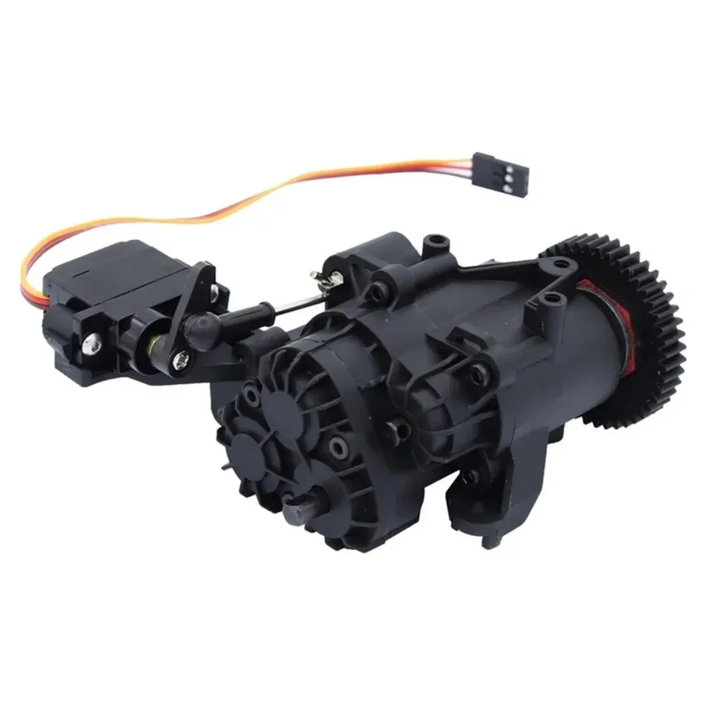 2 Speed Transmission Gearbox with Internal Gears and Servo for 1/10 RC Crawler TRXS TRX4 TRX6 Upgrade Parts