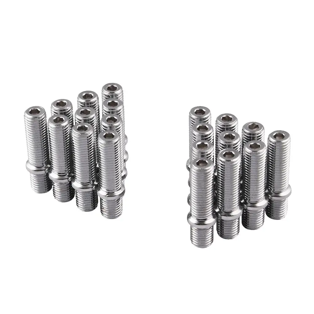 20PCS Extended Wheel Conversion M12x1.5 to M12x1.5 s Adapter Kit 50mm