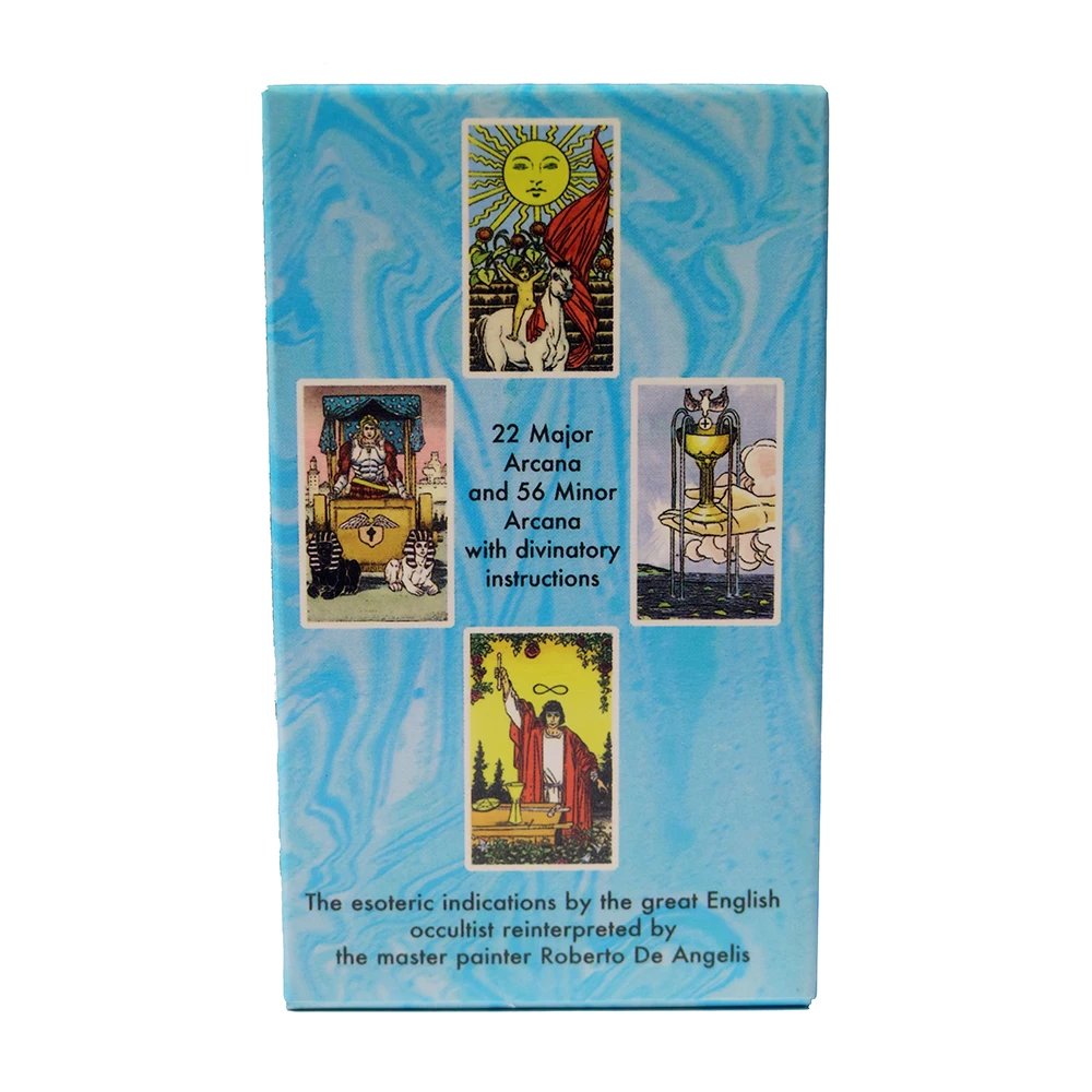 Divination Tarot in French.Universal Tarot Cards in Spanish with Book English Italian Portugal German Tarot Cards for Beginners