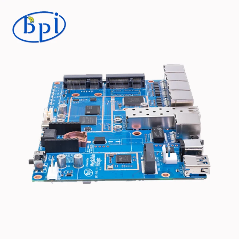 Banana Pi BPI-R4 Lite MT7987 Quad-core Arm Cortex-A53, 2 Go DDR4 8 Go eMMC Flash intégré, prise en charge M.2 pour module 4G/5G