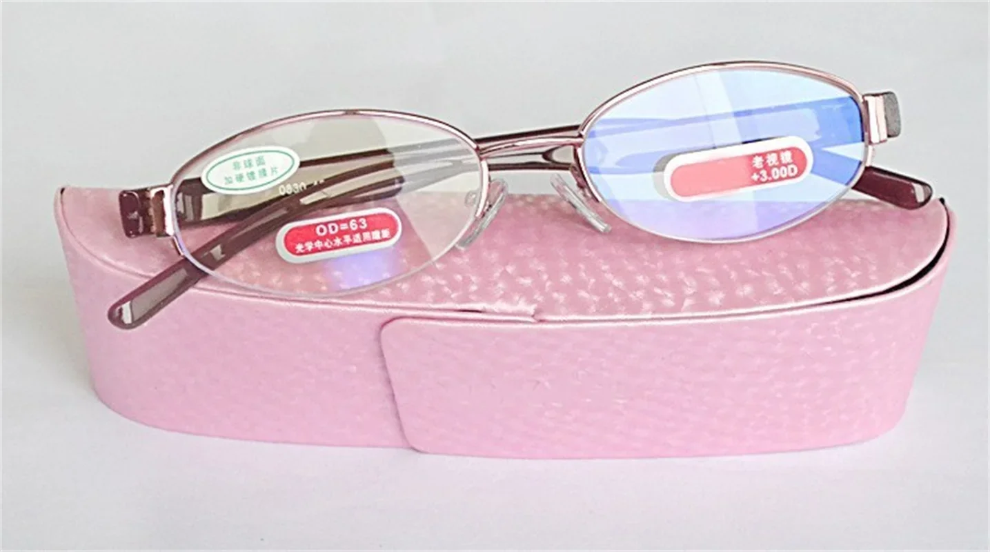 semi-rim fashion TR90 Super light ladies Frame Spectacle Reading Glasses +4.5 +5 +5.5 +6 +6.5 +7 +7.5 to +13 Ochki dlya chteniya