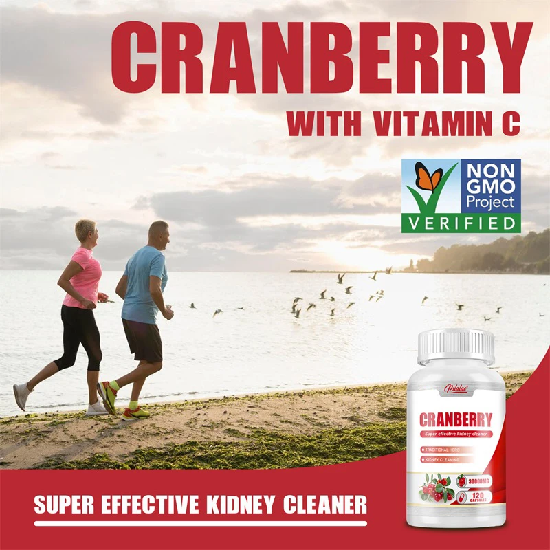 Cranberry - Supports Kidney Bladder Urinary Tract Health, Bladder Control, Antioxidant Rich Vitamin C