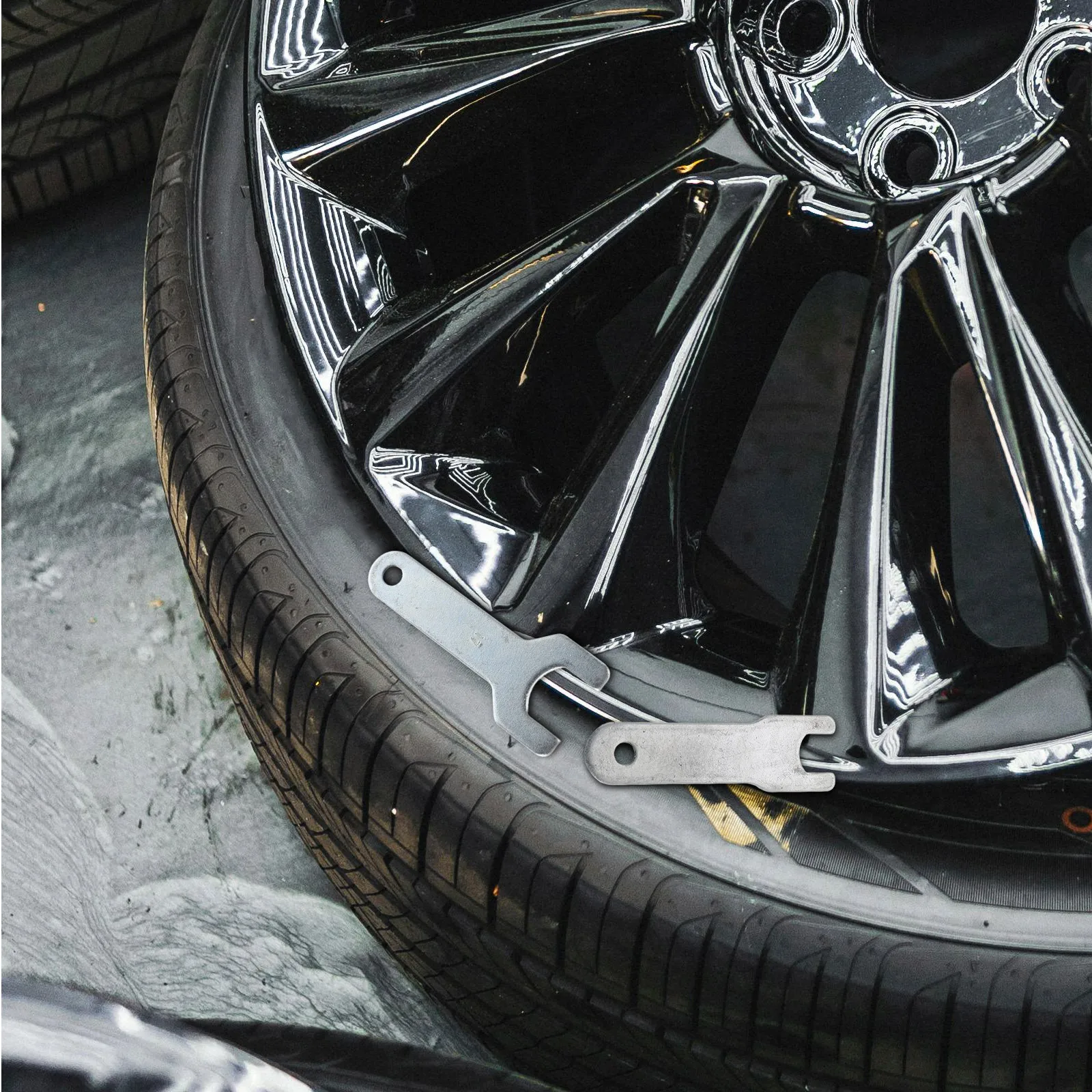 

4pcs Pneumatic Polishing Wrench Compact Air Angle Grinder Tool For Precision Grinding Automotive Repair Low Noise Spanner