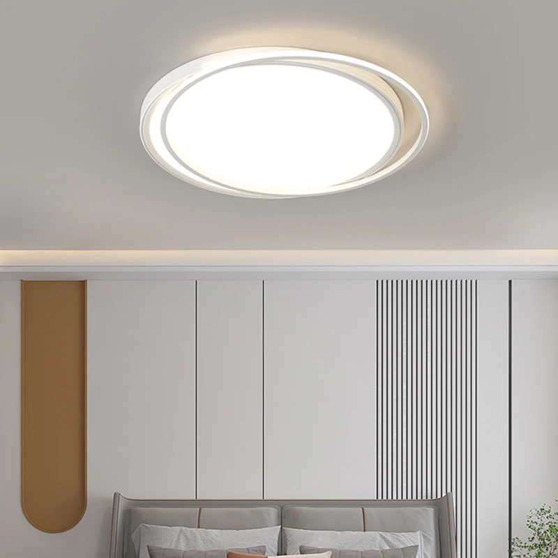 Modern Black LED Ceiling Lamp Living Room Balcony Study Room Simple Lamps Home Lighting Decorative Lamps