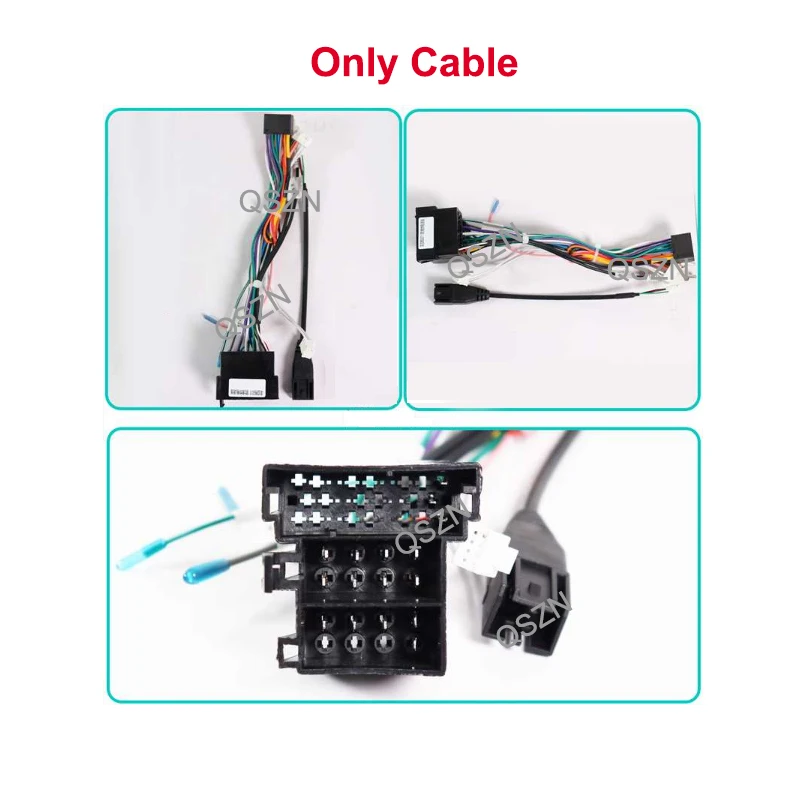 Android Wiring Harness Power 16Pin Cable Adapter with Canbus Box For Fiat Bravo 2006-2021 Media Car Radio