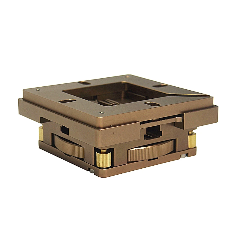 80mm 90mm Universal Light Coffee Magnetic Turntable BGA Reballing Station with 10Pcs Universal BGA Stencils US Warehouse