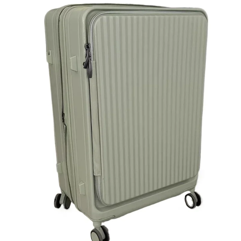 

Side opening expandable multi-function trolley case