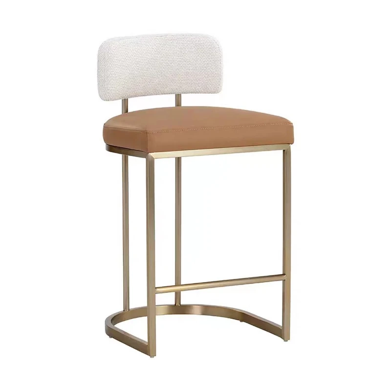 Nordic island dining chair, light luxury modern, simple designer high chair