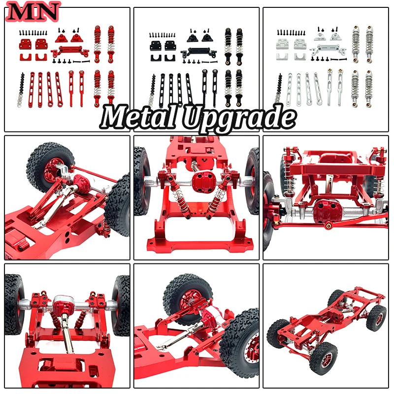 

NM82T, MN82S, MN82, MN82Pro Металлическое обновление в масштабе 1:12, большой комплект: рулевые тяги, амортизаторы, крепления амортизатора