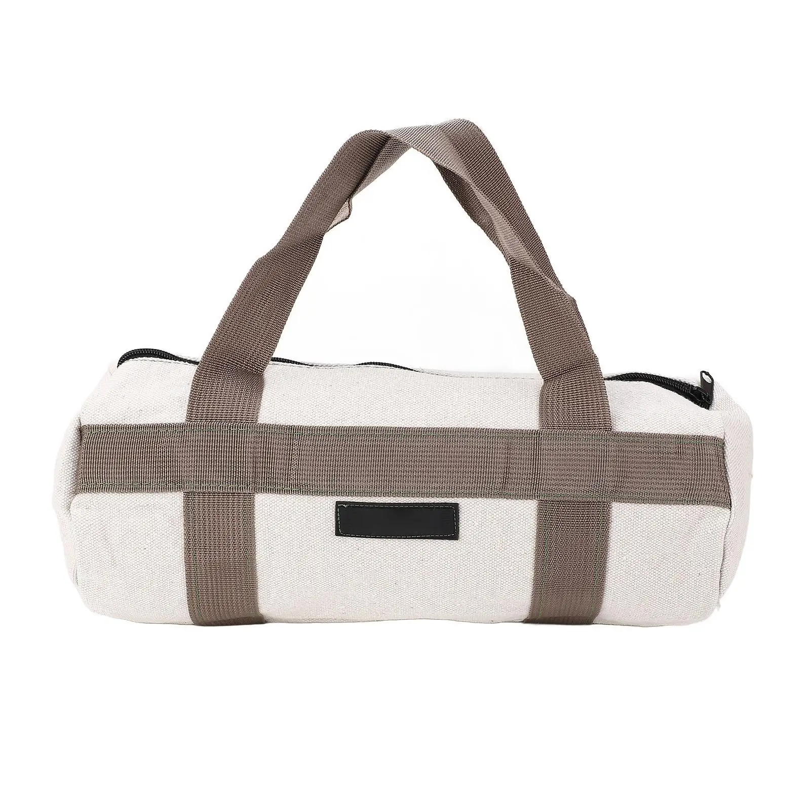 Tool Tote Bag Heavy Duty Canvas Electrician Garden Hardware Carrying Portable Handheld Large Capacity Storage Round L