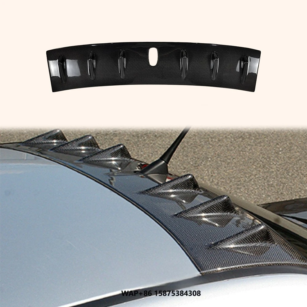 

For EVO 7 8 9 CS Style VTX Carbon Fiber Roof Spoiler Shark Fin Lip Generator