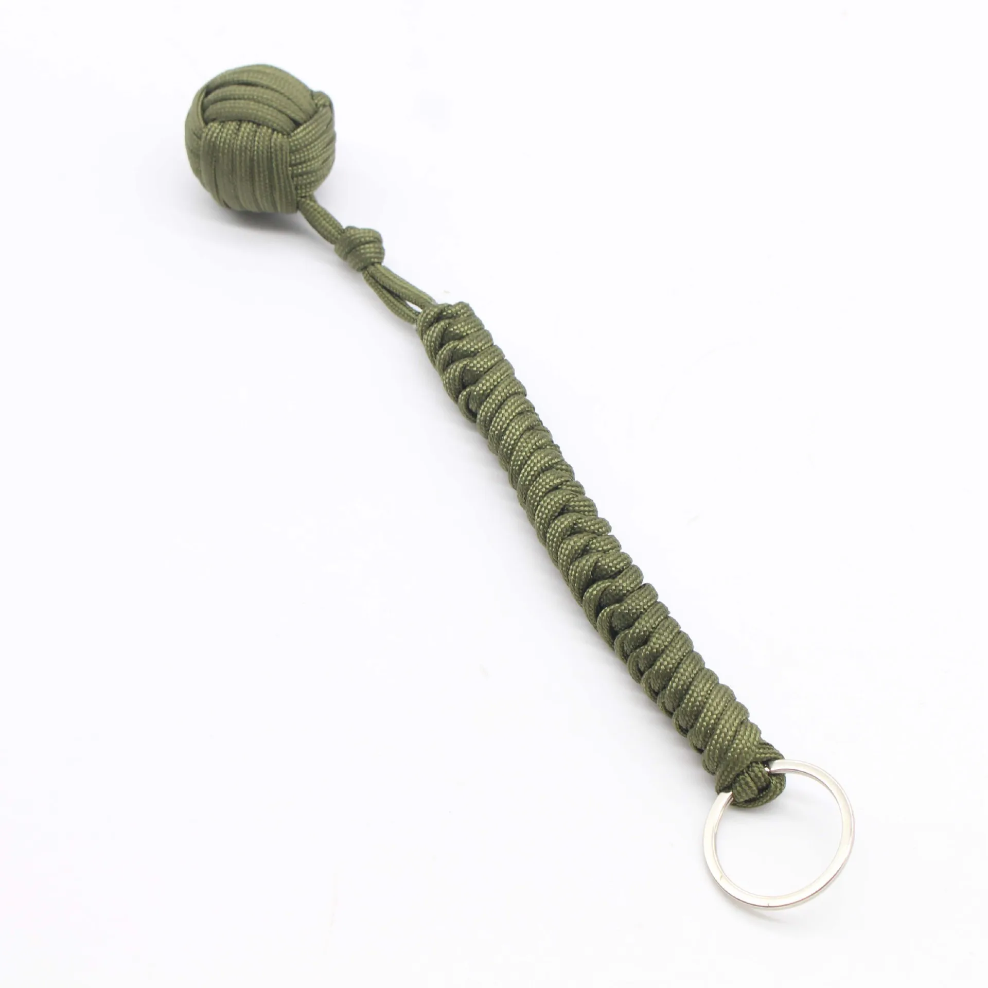 Outdoor Safety Defense Key Ball Umbrella Rope Braided Keychain Women Self-defense Seven Core Umbrella Steel Ball