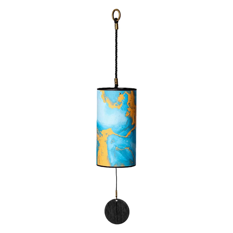 AB33-Bamboo Windchime 9 Rods , Wind Chimes 9 Rods, Wind Bell Craft Outdoor, Garden Patio Meditation, C G Am Dmchord