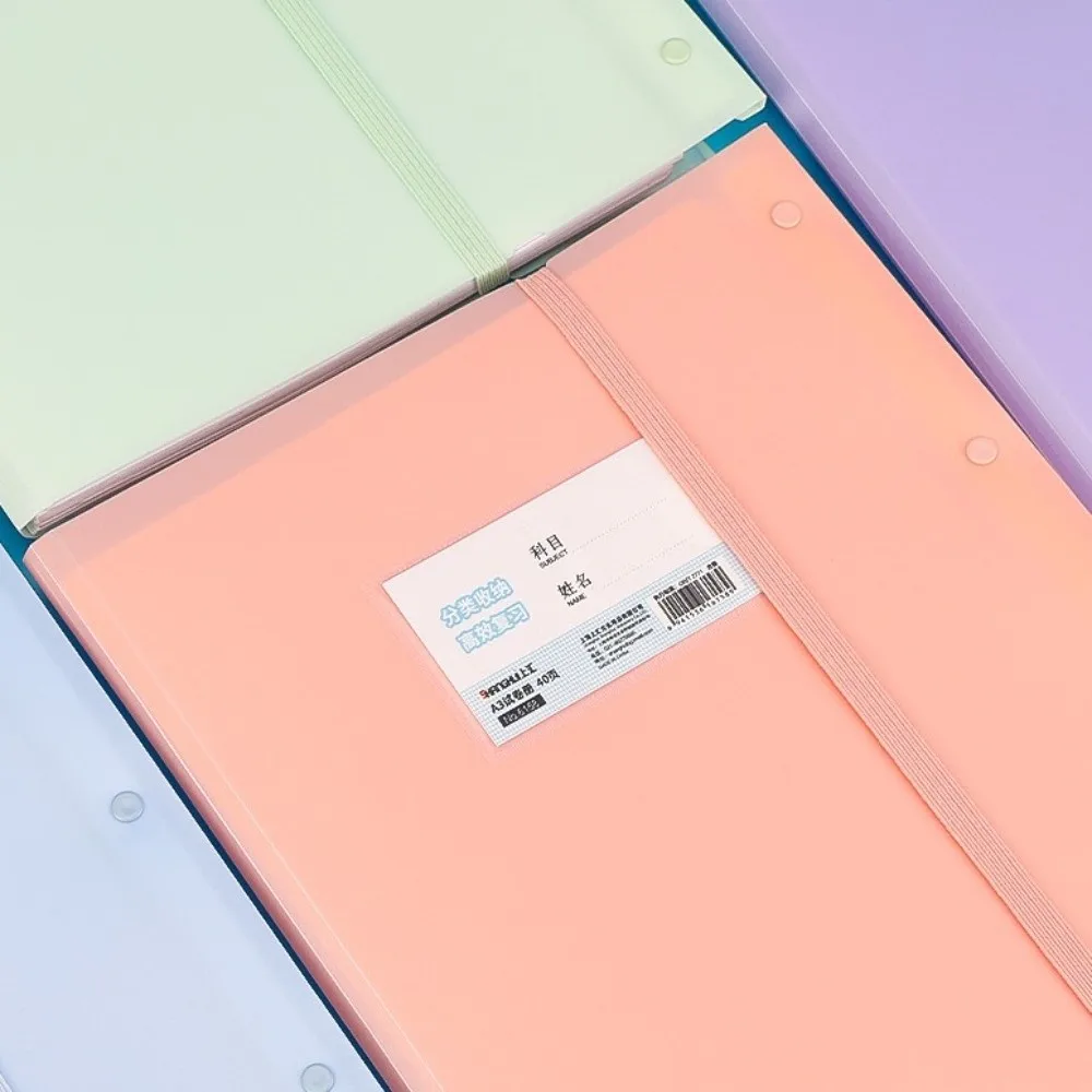 

Transparent Insert A3 Brochure Folder Clip Design Book Bag Style Organizing Archive Clip Collection Archive Function