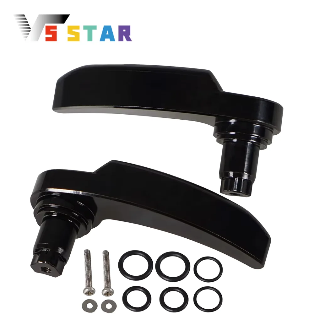 

High Quality Saddlebag Lid Lifter Latch Handle Lever For 2014-2015 Harley-Davidson FLHXS Street Glide Special Black MP-1105