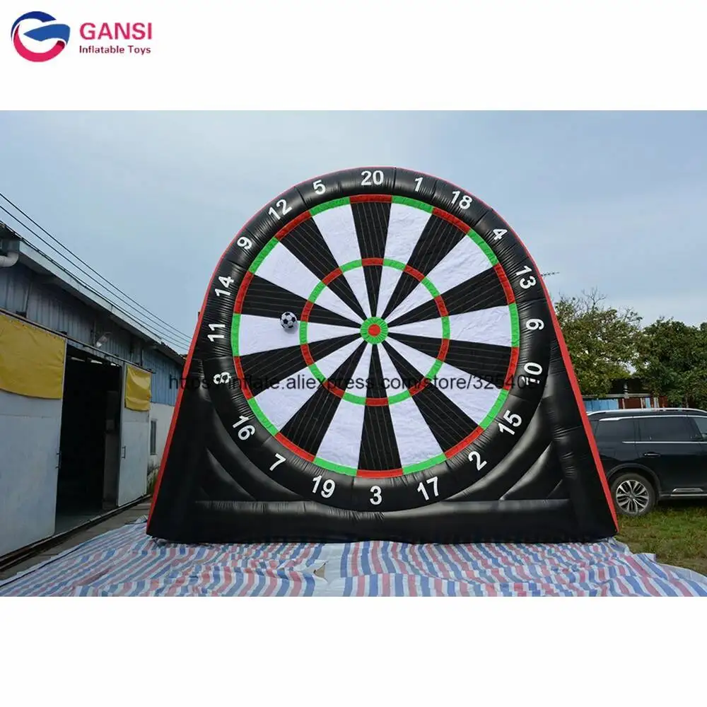 Adult Throwing Darts Sport Carnival Games, 5M Height Foot Soccer Football Giant Inflatable Dart Board