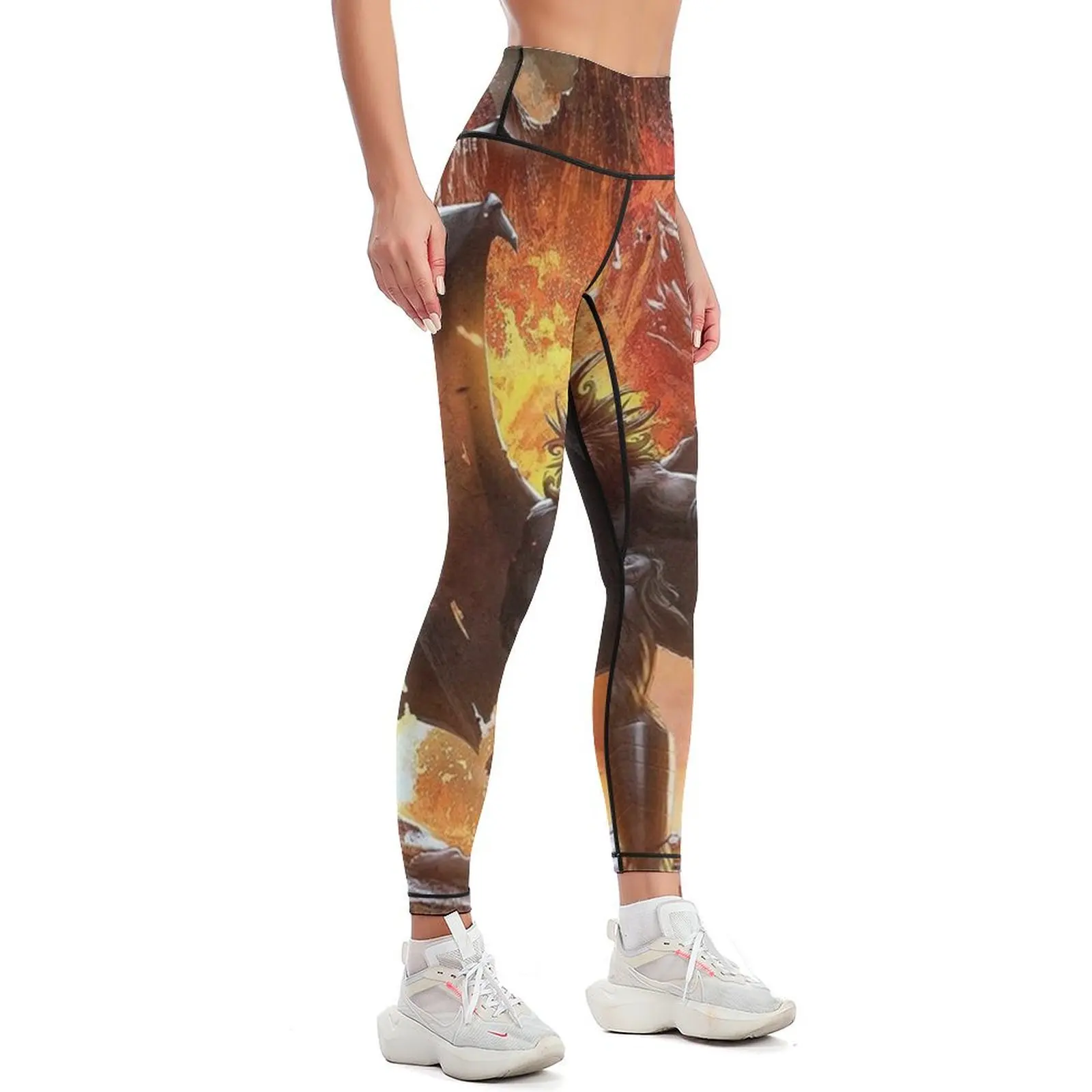 Battle Beast - Unholy Savior album 2015 Leggings Fitness clothing Golf wear Womens Leggings