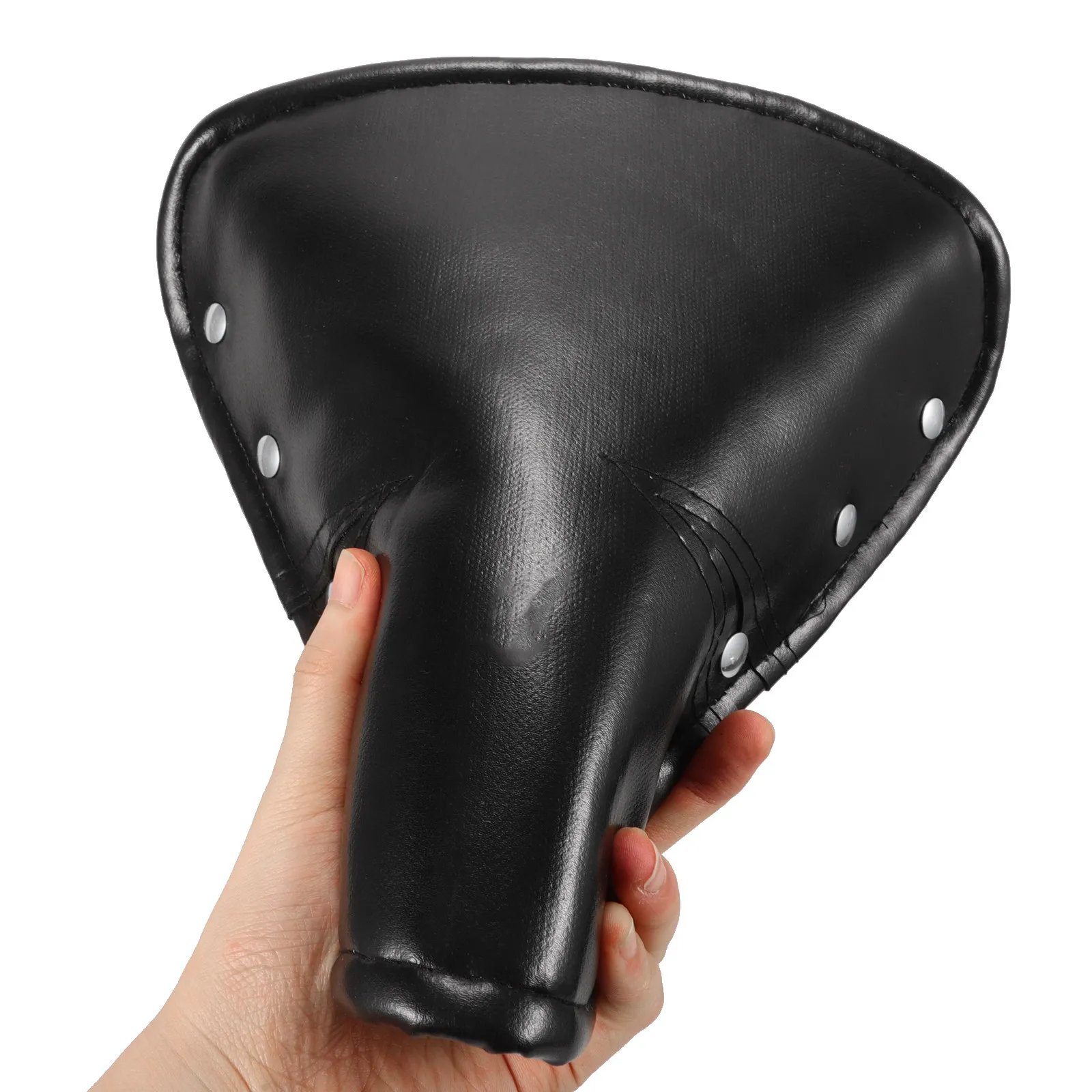 

Retro Vintage Bike Saddle for Adult Bicycles Wide Supportive Seat with PU Surface Aluminum Alloy Rails Shock Absorption Bicycle