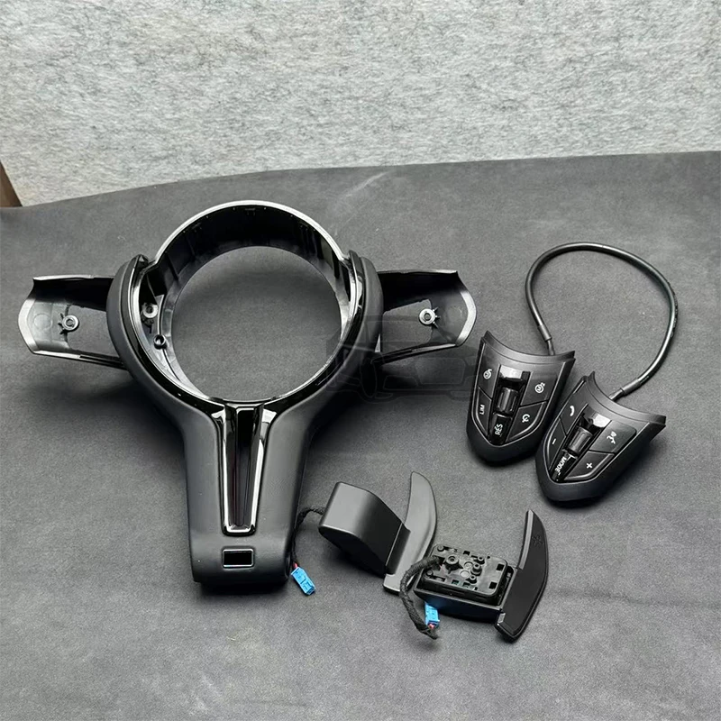 Suitable for BMW F01 F07 F10 F15 F16 F20 F21 F30 F31 F32 F33 F36 M3 M sport steering wheel regular red blue M1 M2 button