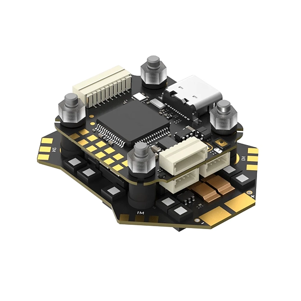 AeroPartsIFlight Borg F7 Mini Flight Controller Stack ICM42688 Flash 32MB W/ 60A Mini BL32 (32Bit ESC) 2-6S for RC FPV Freestyle