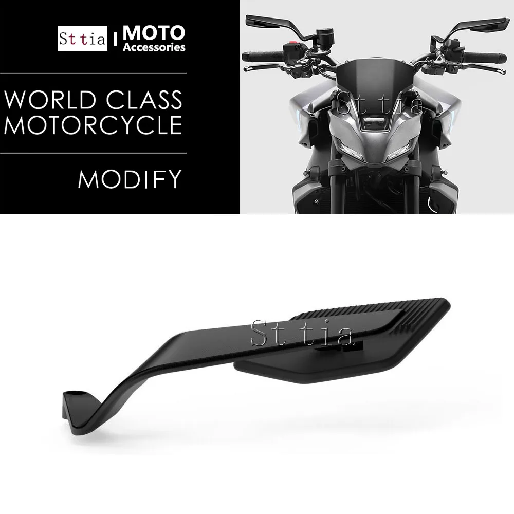 Für Yamaha MT-03 MT-07 MT-09 MT-10 2013–2024 2022, neue Motorrad-CNC-Aluminium-Endseite, verstellbare Rückspiegel