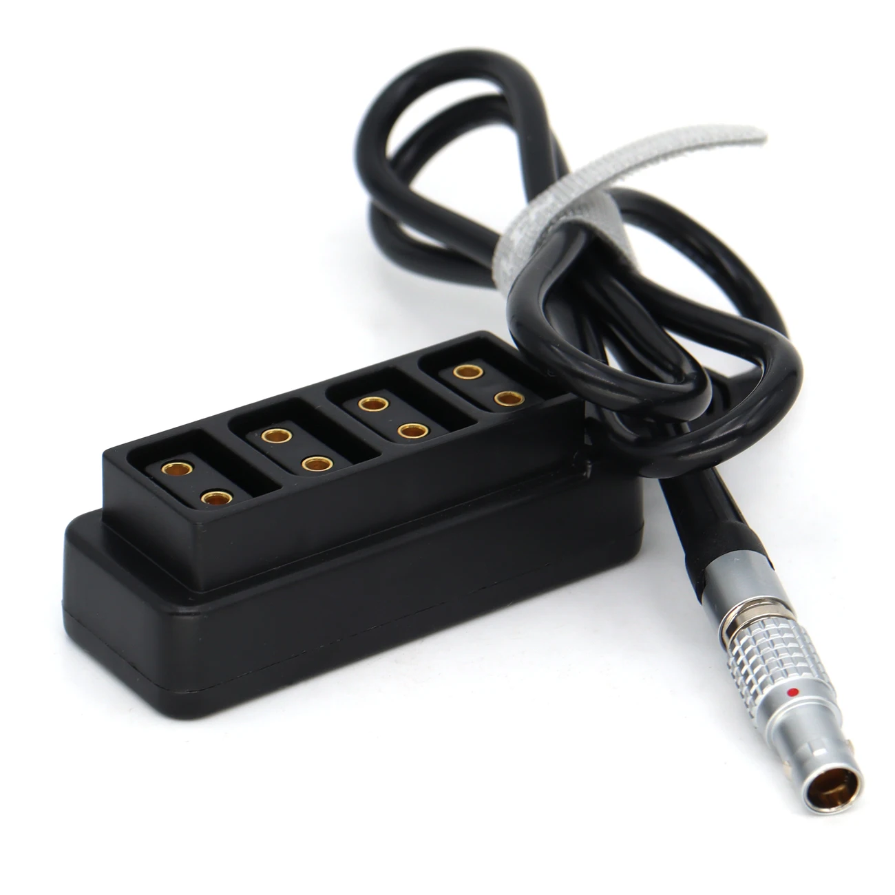 P-tap Splitter,12V Male 0B 2pin to 4-Port d-tap Female Hub Adapter Splitter Power Cable for ARRI Alexa TILTA RED Camera