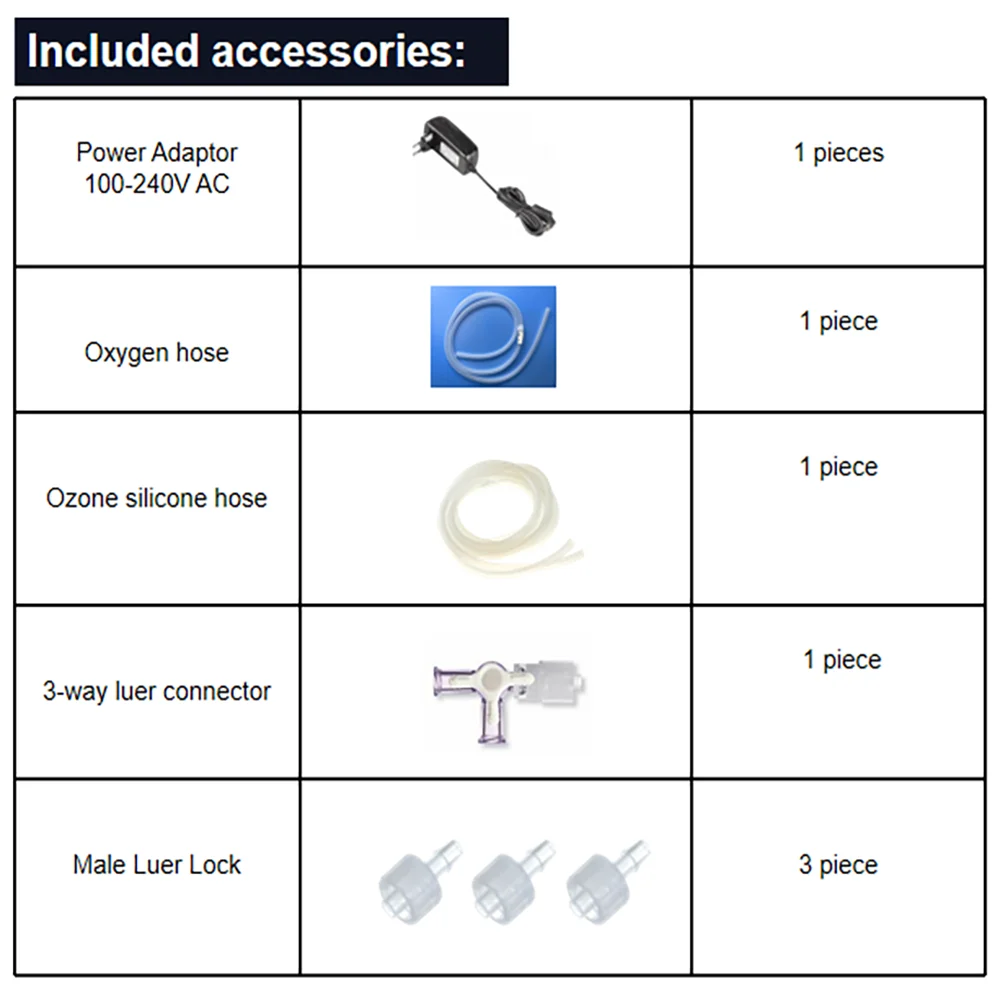 Free shipping Quartz Titanium Medical Ozone Therapy Generator Machine for Andrology Treatment