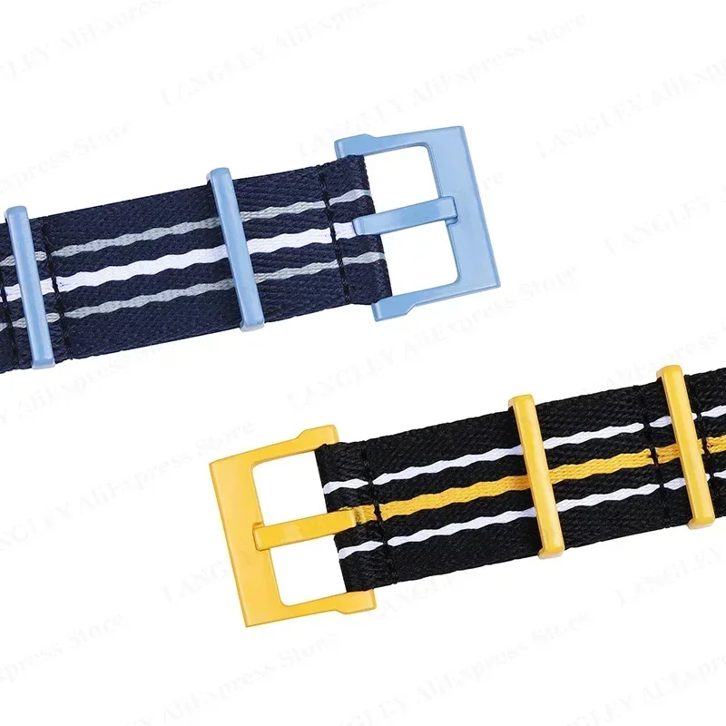 Nylon Watch Strap for Swatch X for Blancpain Co Branding Fifty Fathoms 22mm Bracelet for Seiko Men Sports Belt for Samsung Watch