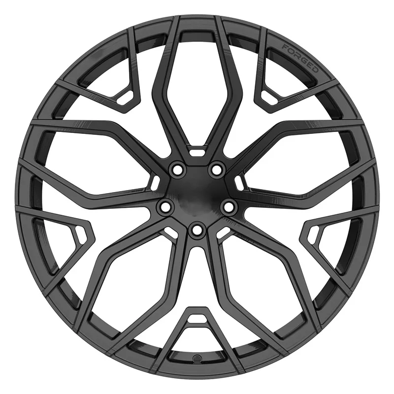 Borui Forged Alloy Racing Wheels 5x112 5x114.3 18-20 Inch Black Multi-Spoke For Audi S4 For BMW For Mercedes