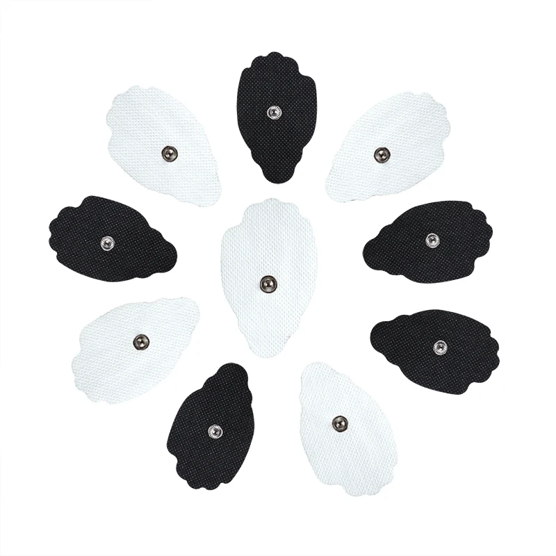 

7,4x4,6 см нетканые мышечные гелевые электродные подушечки для цифровой терапевтической машины TENS, физиотерапевтический массаж, расслабляющие наклейки