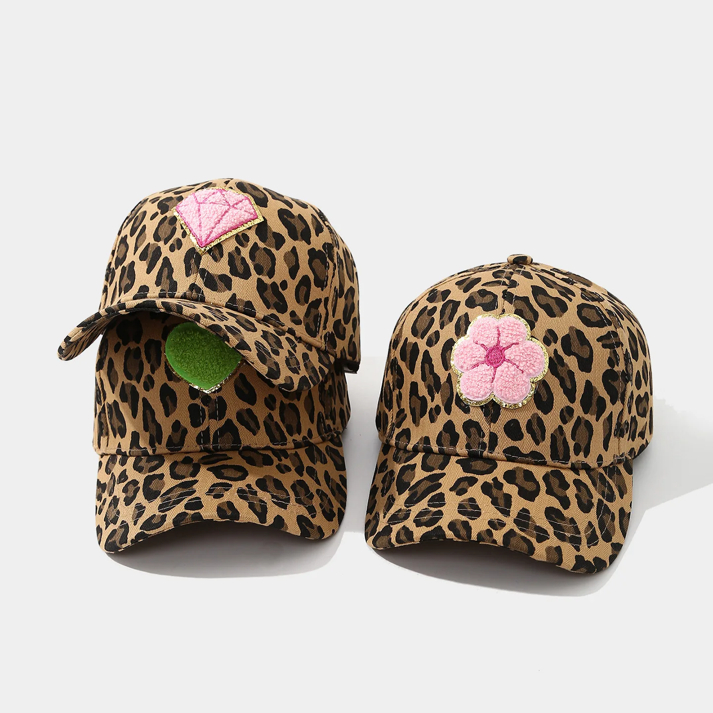 Retro Handtuch Paste Tuch Muster Leopard Print Baseball Kappe Für Frauen Herbst Neue Berühmte Mode Entenschnabel Kappe Einkaufen Hut – Detail 3