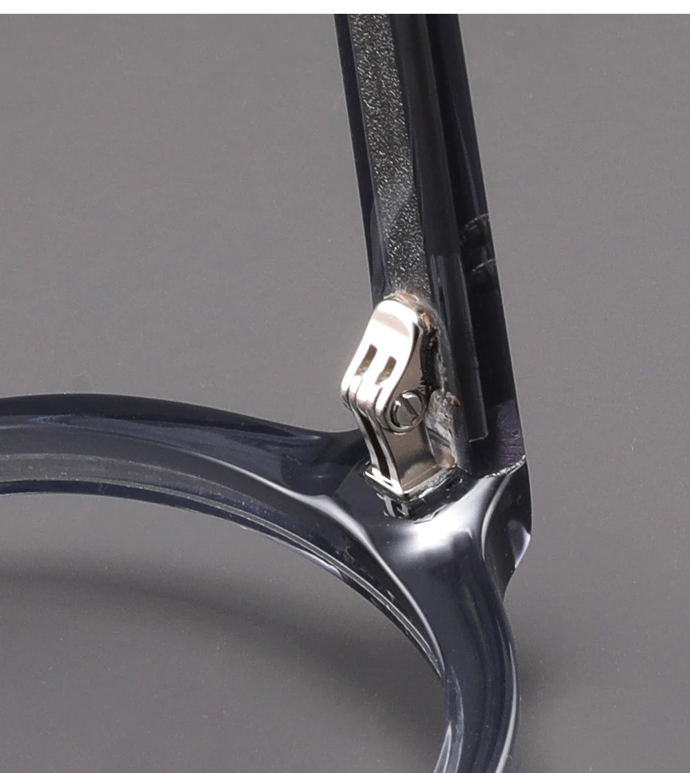 Pilotenbrille aus Acetat mit großem Rahmen für Herren, individuelle Korrektionsbrille, Persönlichkeits-Lesebrille, modische Brille – Detail 4