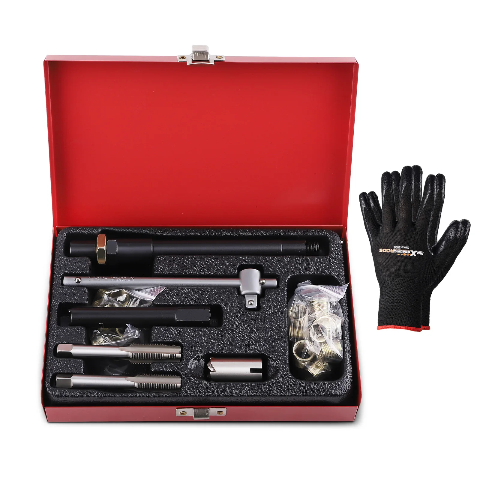 

26x Spark Plug Thread Repair Kit Rethreading Tool Set for Car/Truck/Lawn Mower