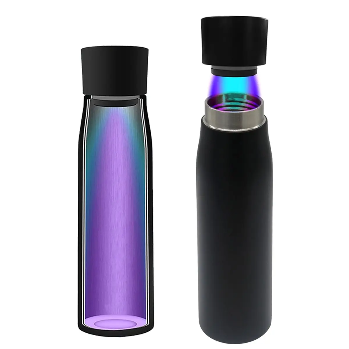 

Digital Smart Water Bottle Ultraviolet Self-Cleaning Portable Vacuum Cup Touch Screen Cup with Temperature