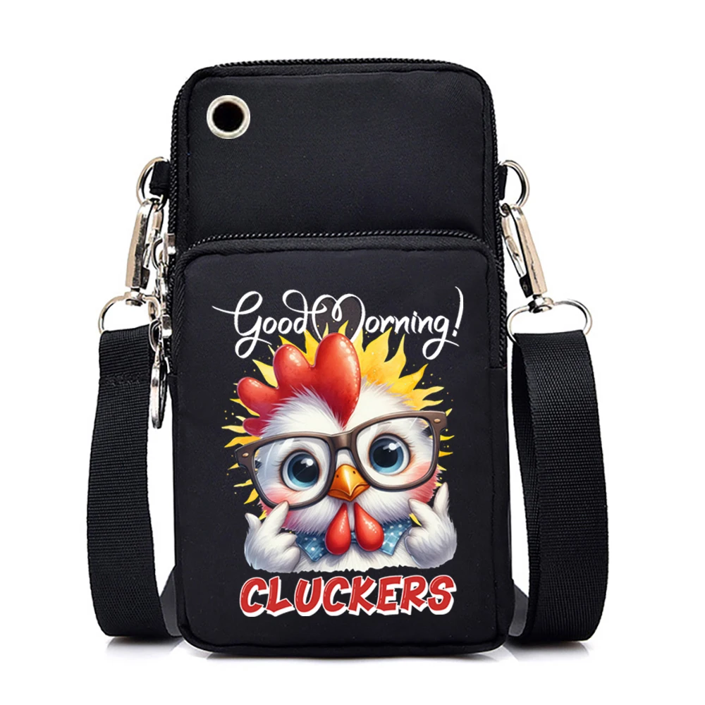 Small Shoulder Bags Cute Owl Cat Rat and Sloth Women Mobile Phone Bag Cartoon Animal Lover Messenger Purse Handbag CrossBody Bag