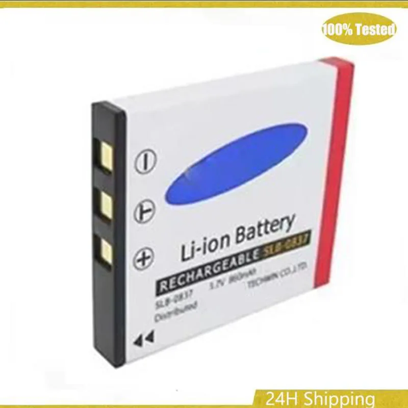 SLB-0837 SLB0837 SLB 0837 Battery For SAMSUNG Digimax I5 I6 I50 L60 NV3 NV7 Capacity 860mAh Bateria