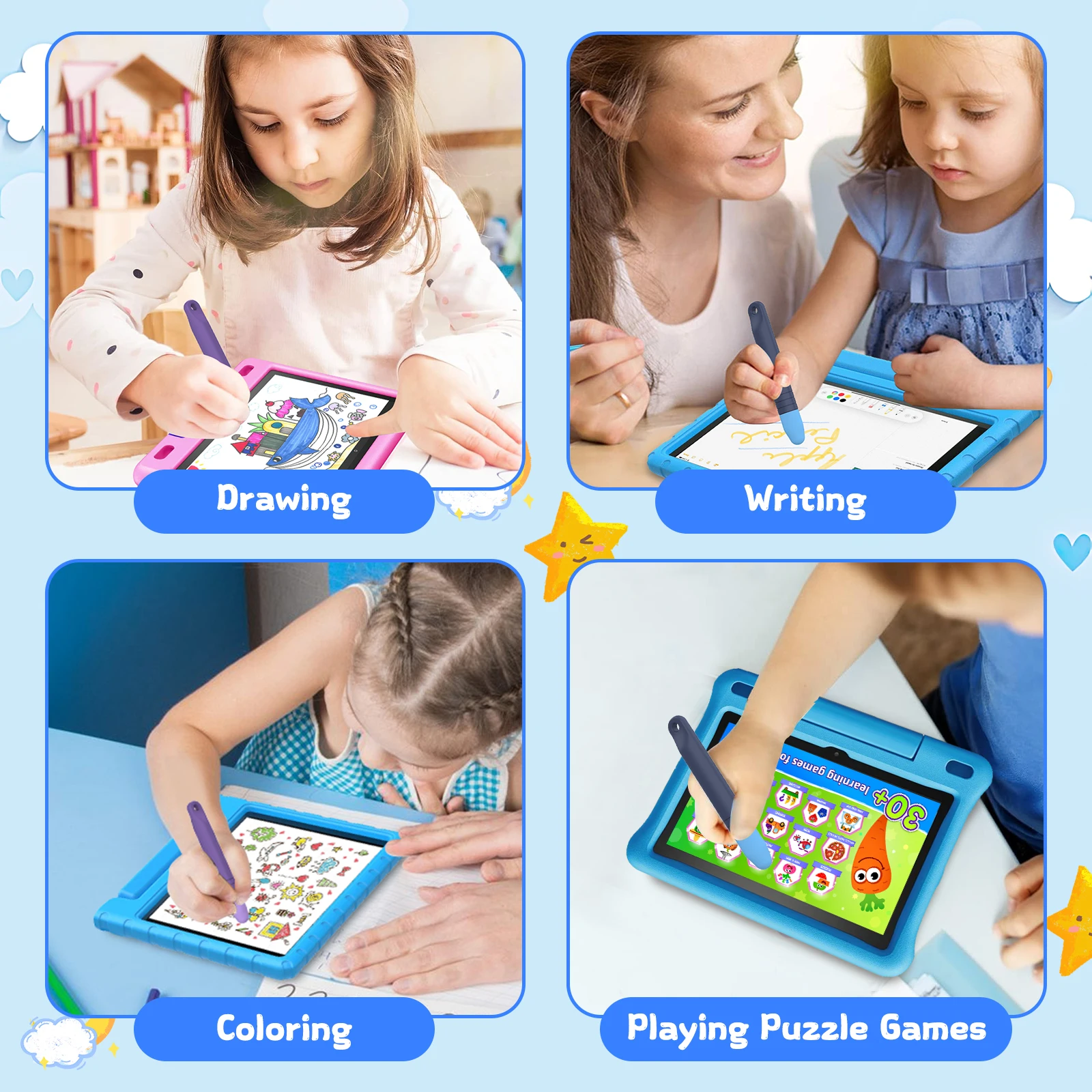 قلم ستايلس للأطفال لشاشات اللمس، عبوتان مع أربطة، سيليكون ناعم لأجهزة iPad وiPhone والأجهزة اللوحية ونار كيندل وجميع شاشات اللمس #6