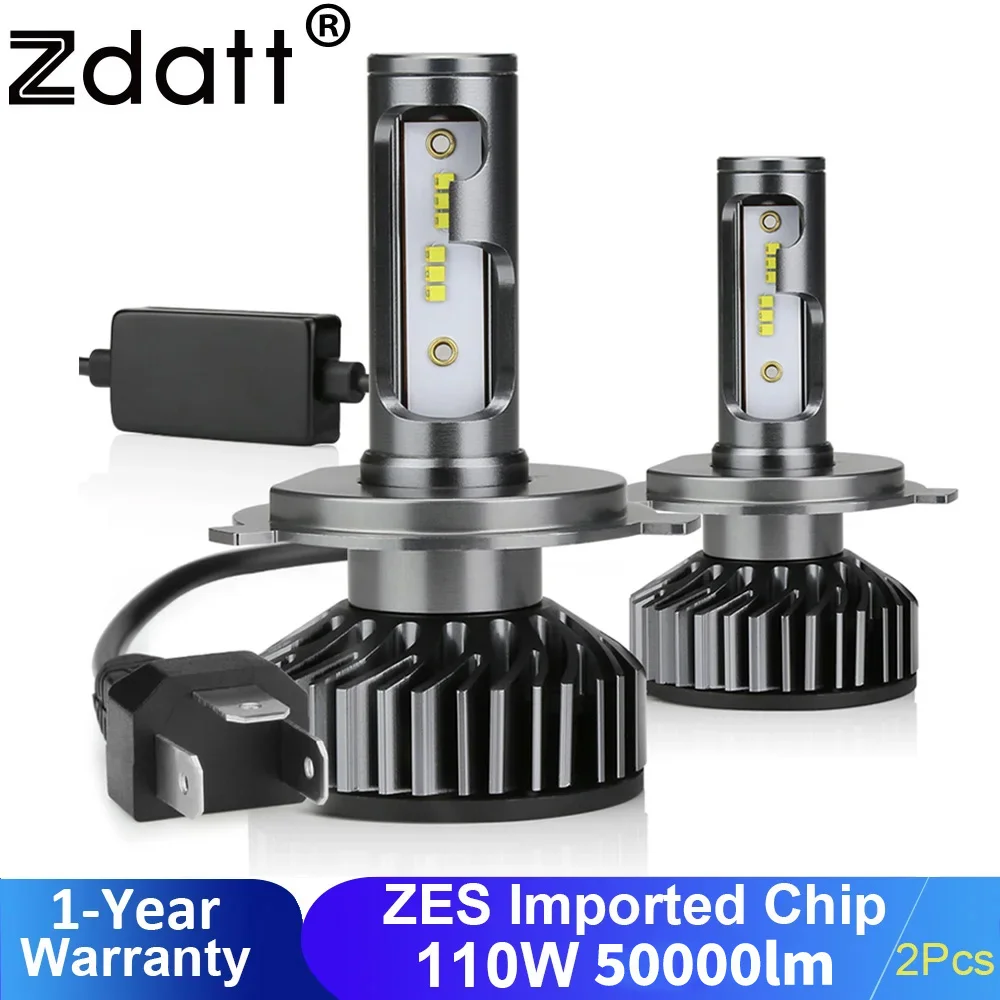 H1 H4 h7 led Lâmpada Do Farol 110W H11 H8 9005 HB3 9006 HB4 H27 H7 led Canbus Levou Auto Luzes 50000LM 6000K Turbo 12V 24V luz de Nevoeiro