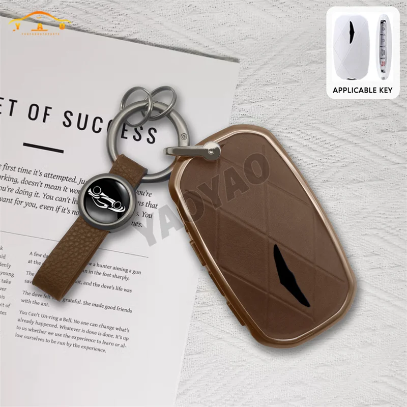 2024 Fashion Car Smart Key Case Cover For Hyundai Genesis GV60 GV90 G90 G70 G80 EQ900 Protector Accessories