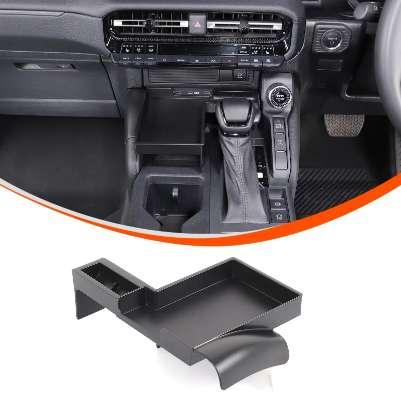 

ABS Center Console Gear Shift Front Storage Box Tray Car Organizer For 2024+ Toyota Prado LHD RHD Interior Accessories