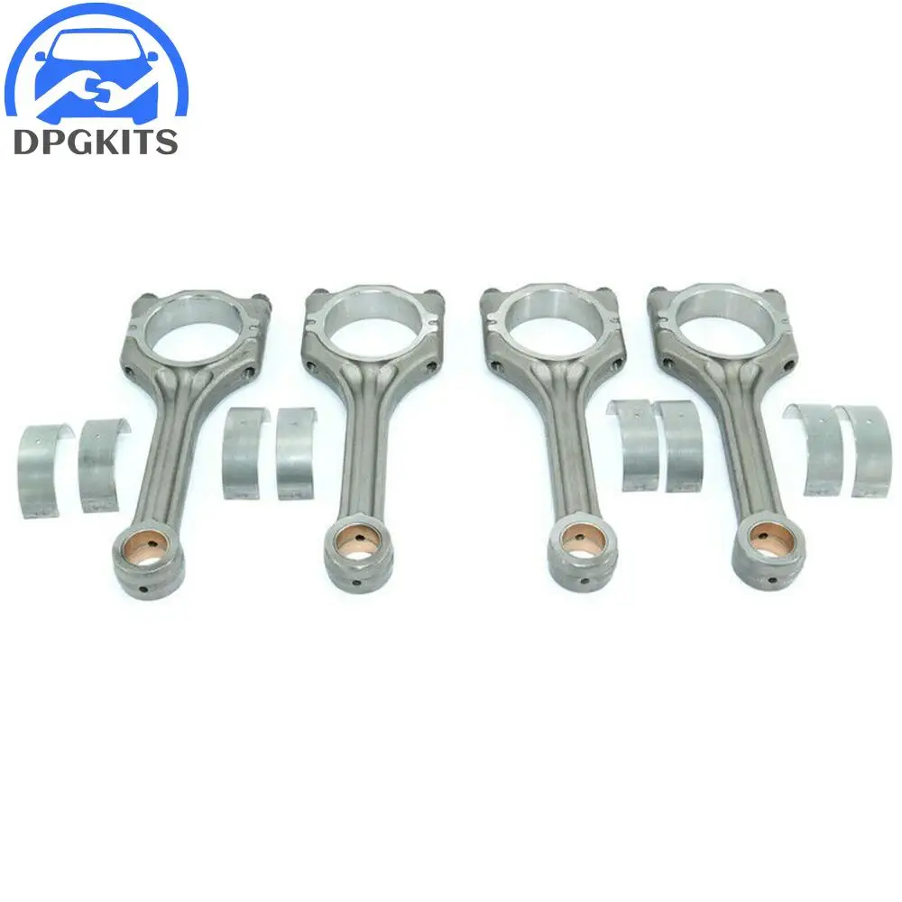 

4pcs 03C198401A 03C105701 Connecting Rod Set + Connecting Rod Bearing Kit For VW Audi 1.4 TSI With 1 year warranty